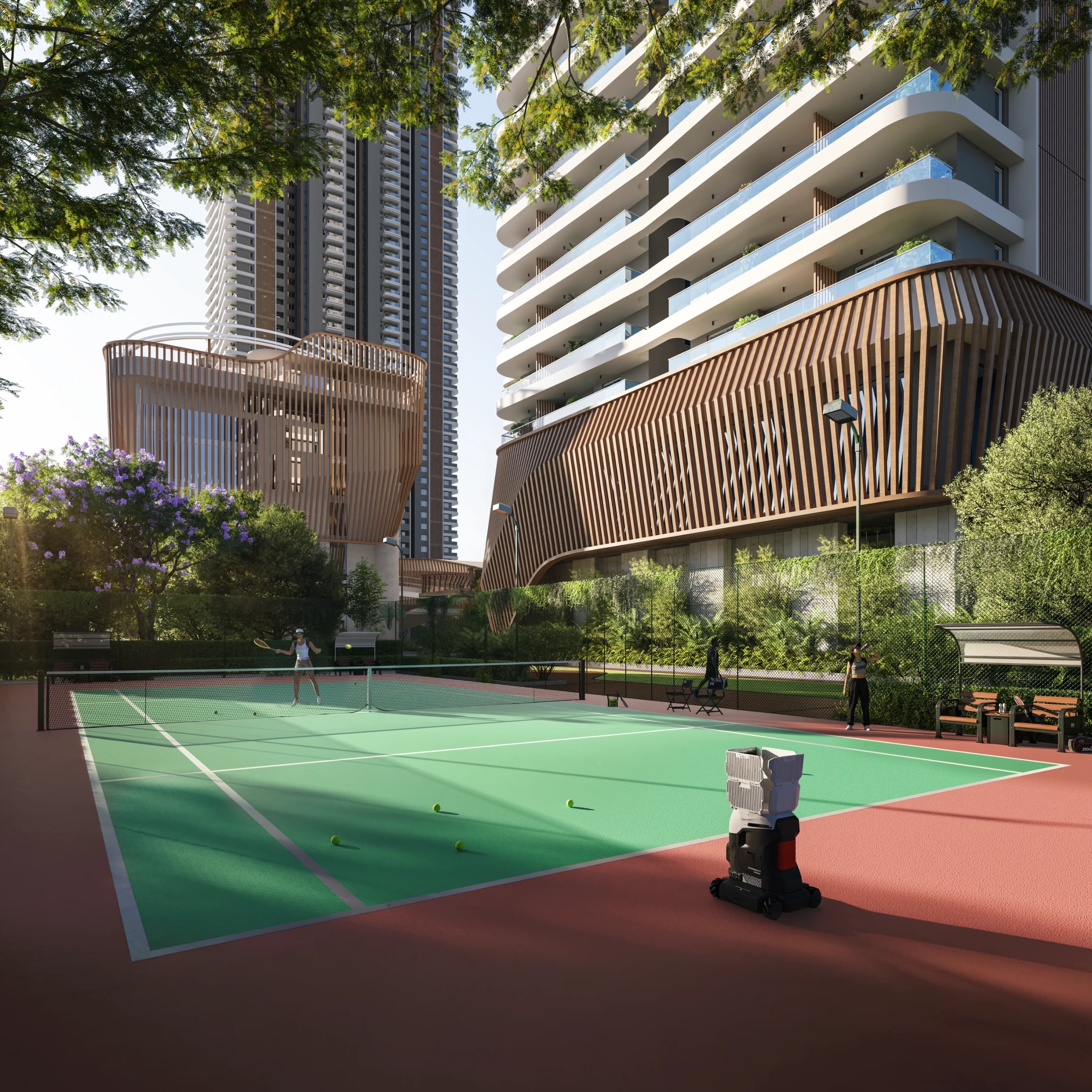 Championship Tennis Court