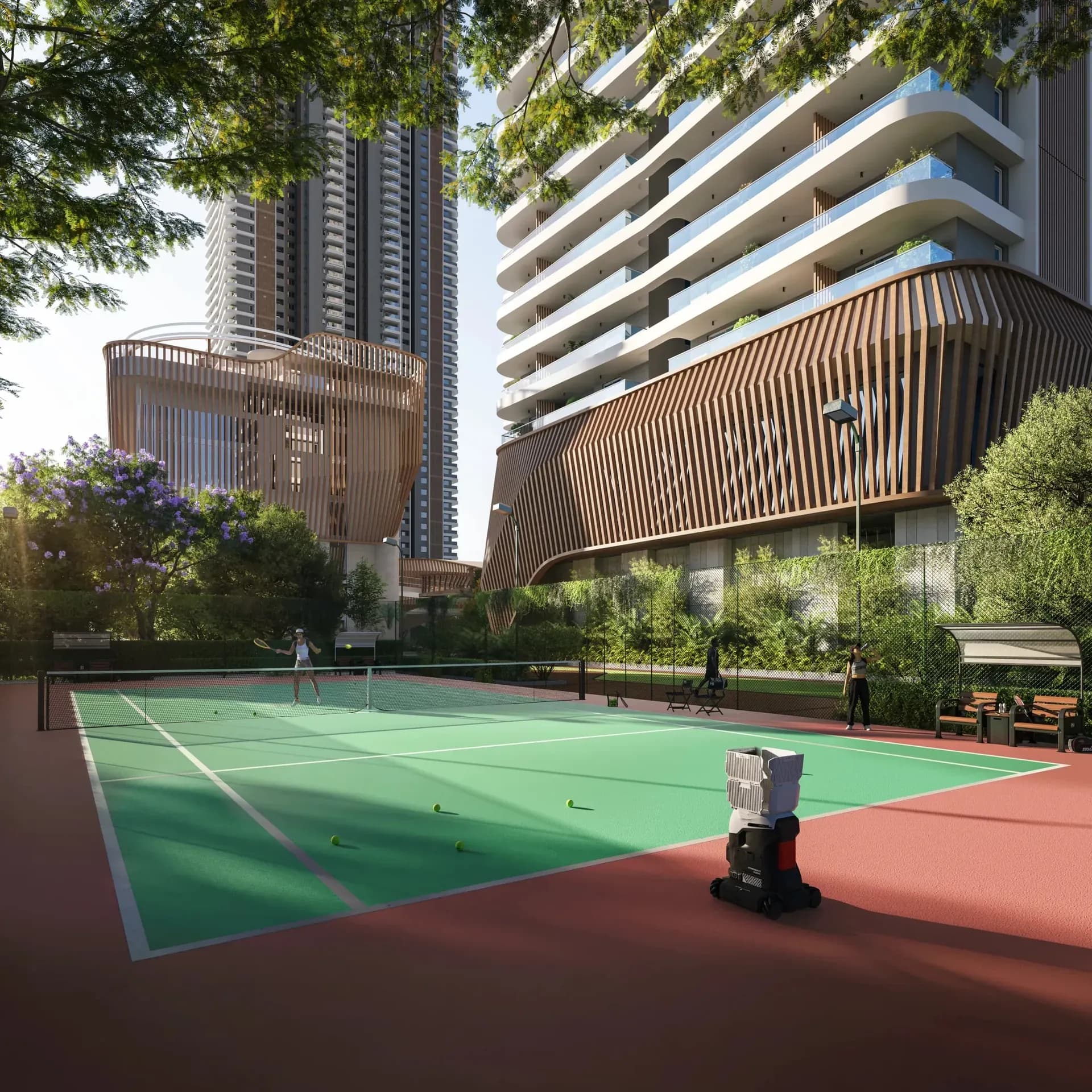 Championship Tennis Court
